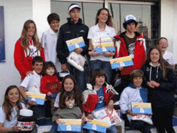 Albert Carceller, Salou's Boat, won the Optimist International Meeting