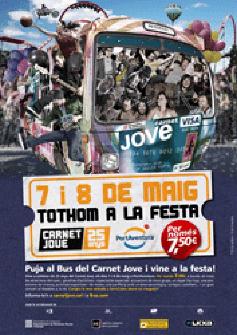Cerca de 30.000 j&oacute;venes celebran los 25 a&ntilde;os del Carnet Jove en PortAventura