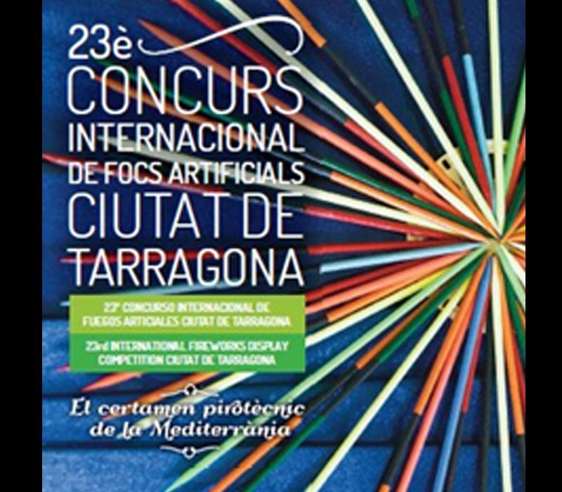 Concurso de fuegos en Tarragona.