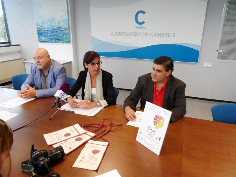 Moment de la presentaci&oacute; de la fira Cambrils, pa&iacute;s del vi