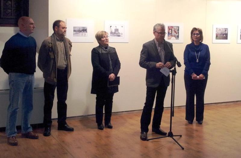 Imatge de la presentaci&oacute; de l'exposici&oacute; a la Torre Vella.