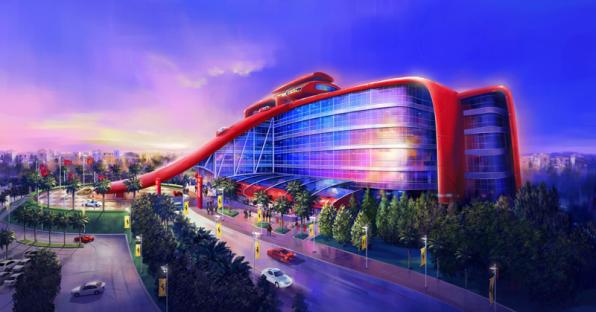 Virtual image of the new Ferrari Land PortAventura