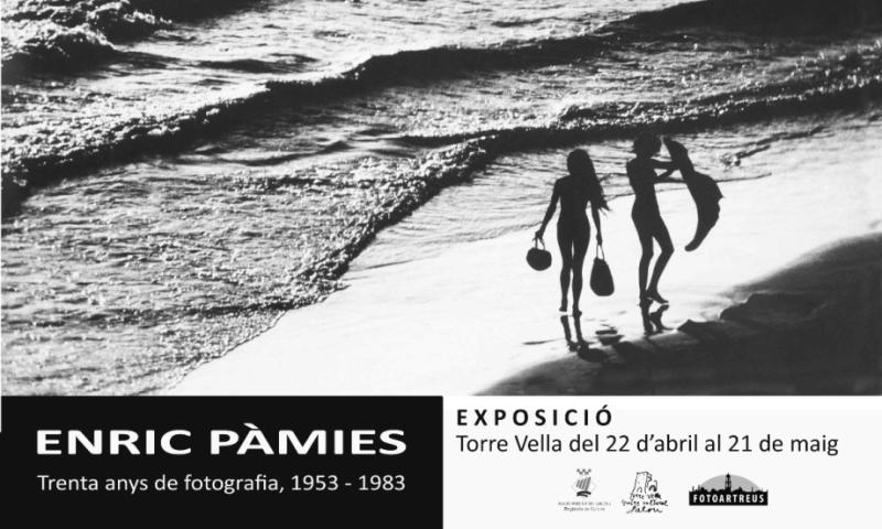 Cartel de la exposici&oacute;n de Enric P&agrave;mies en Salou