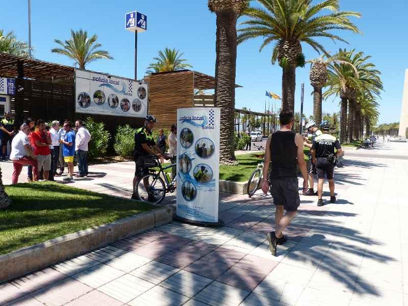 La Comissaria de Platja al centre tur&iacute;stic de Salou