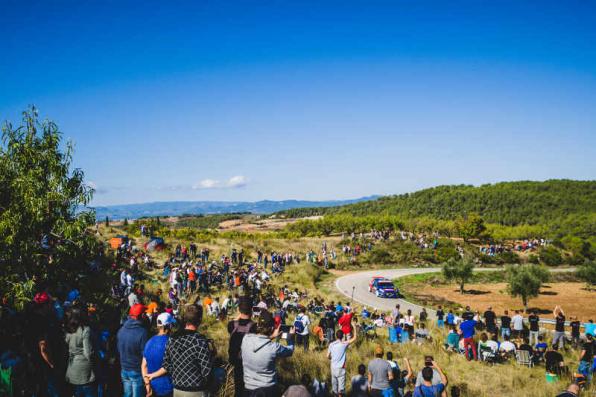 RallyRACC 2016 section  in the Costa Dorada