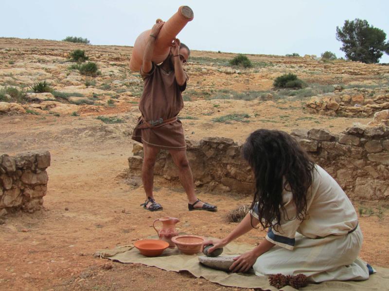 Recreaci&oacute;n hist&oacute;rica del poblado prerromano de la Cella de Salou