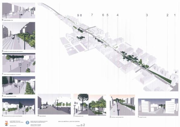 Plano de la tramvia, una proposta de futur per a l'Eix Cívic