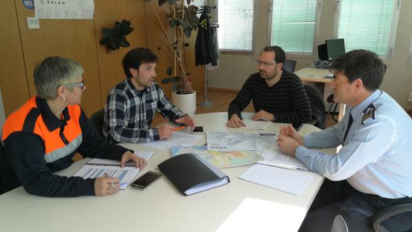 Reunió entre representants municipals i empresa concesionaria