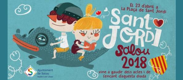 Programa d'actes de Sant Jordi per 2018.