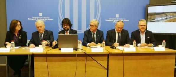 Presentación del acuerdo para impulsar infraestructuras ferroviarias