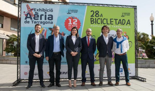 Representantes de organizadores y patrocinadores, en la presentación