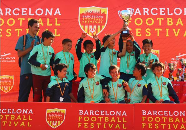 Salou hosts the 'Football Cup Barcelona' tournament this weekend