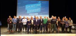 Entitats esportives reben un reconeixement a la Nit de l'Esport