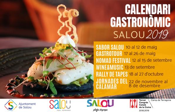 Calendario gastronómico de Salou 2019
