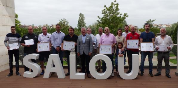 Imagen de los restauradores premiados en esta edición