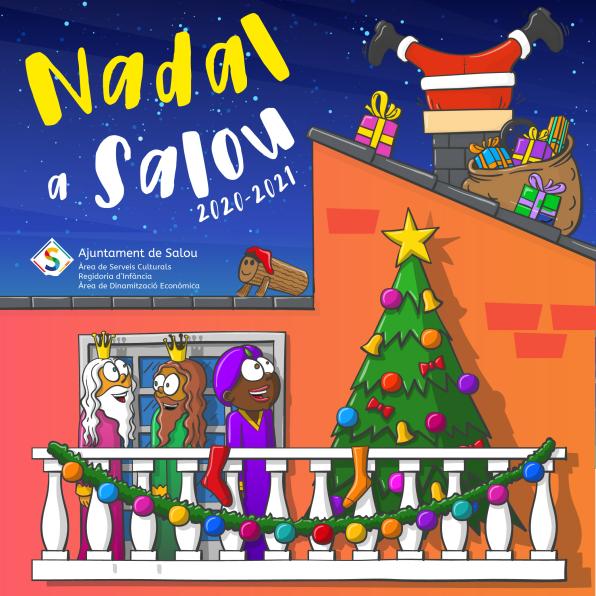 Cartel del programa Navidad en Salou