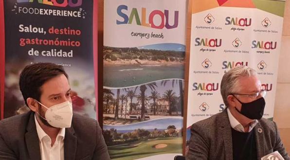 L'alcalde de Salou y el gerent del Patronat de Turisme