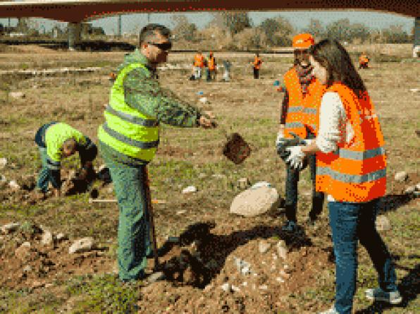 Èxit de públic a la plantada popular al riu Francolí