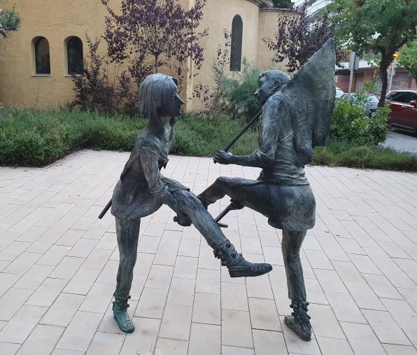 Ball de Bastons sculpture in Salou