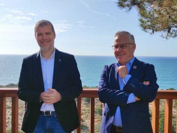 Moment de la presentació del nou tram del Camí de Ronda