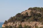 Vista del penya-segat sobre el que passa el Camí de Ronda de Salou