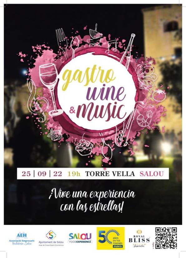 Cartel del Gastro Wine&Music Salou 2022