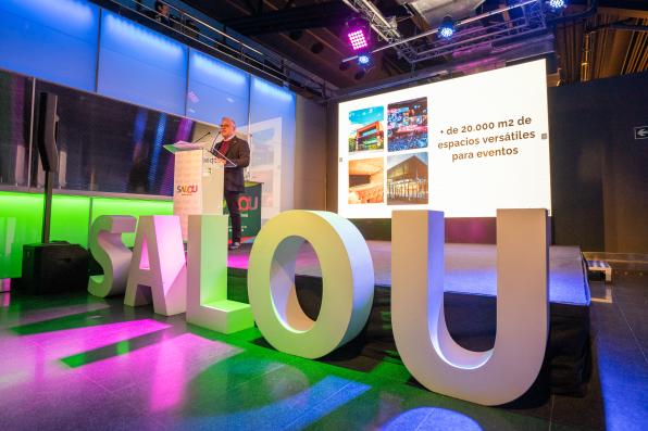 El alcalde de Salou, Pere Granados, durante la presentación