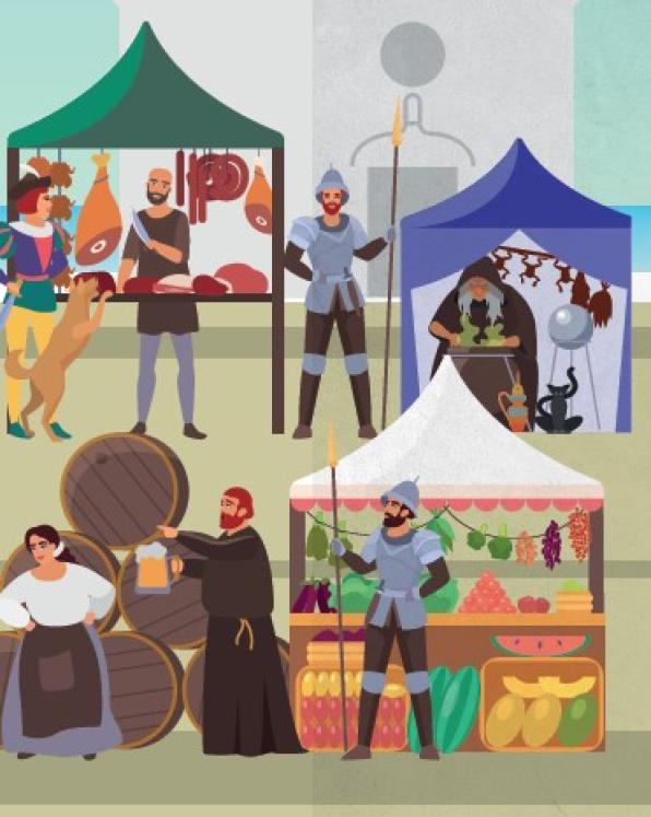 Imatge del programa del Mercat Medieval de Salou 2023