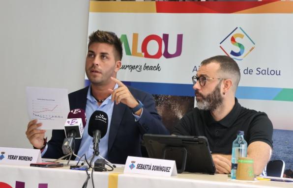 Els regidors de Salou Yeray Moreno y Sebastià Domínguez