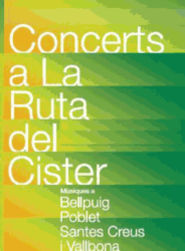 Concert programme for the concerts of the  Ruta del Cister 2011