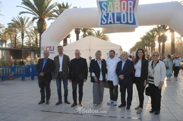 Authorities during the inauguration of Sabor Salou 2025