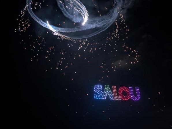 Drones show of Festa al Cel Salou 2025