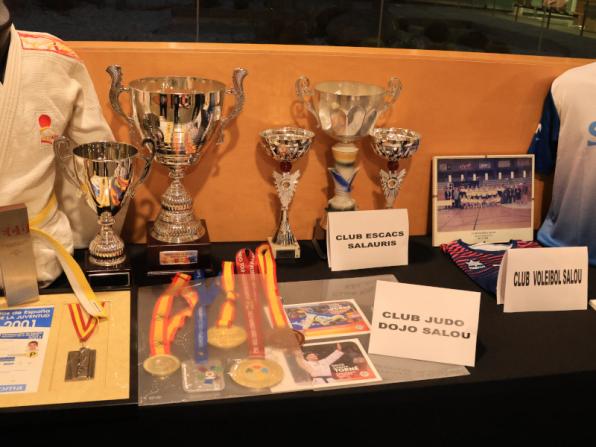 Entidades deportivas de Salou en la exposición "Leyendas del deporte"