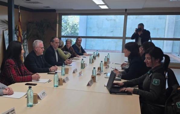 Reuni&oacute; Ajuntament de Salou-Generalitat per l'eclipsi solar total