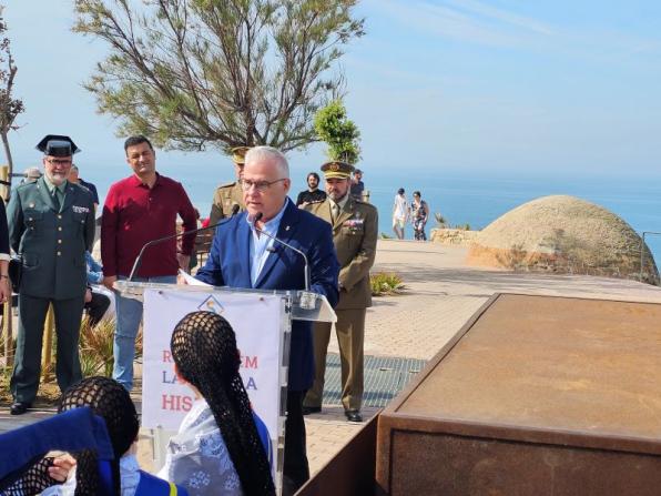 El alcalde de Salou, Pere Granados, durante la inauguraci&oacute;n 