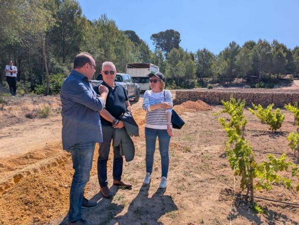 El alcalde de Salou, Pere Granados, en el Pla del Maset