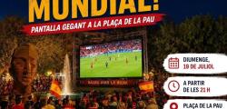 Salou instala una pantalla gigante para la final Espa&ntilde;a-Argentina