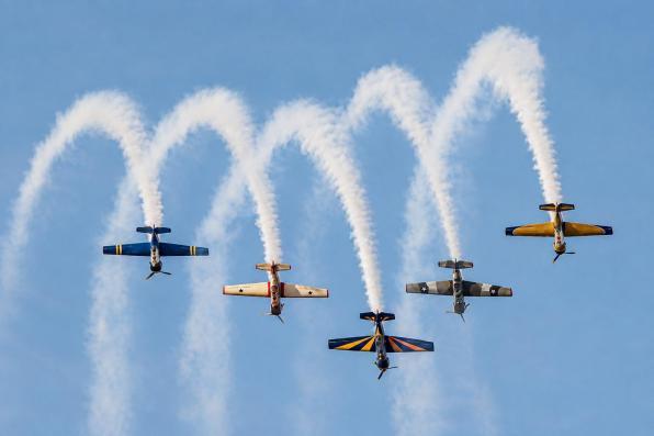 exhibici&oacute;n a&eacute;rea (fotograf&iacute;a cedida)