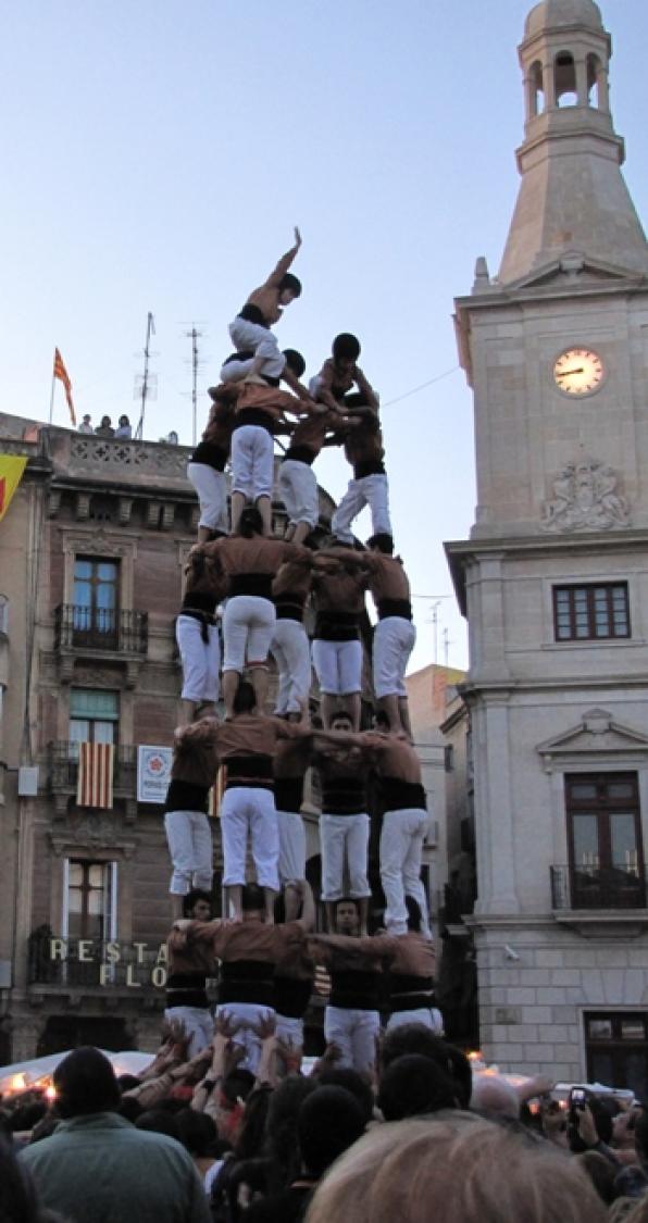 El sábado 18 de julio, castells o torres humanas con Xiquets de Reus y Joves de Valls