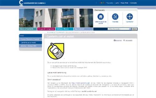 Vols descarregar-te informació de Cambrils al teu mòbil?