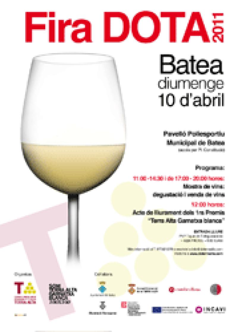 The 2011 edition of the Fair Terra Alta Designation of Origin, this 10d'abril in Batea