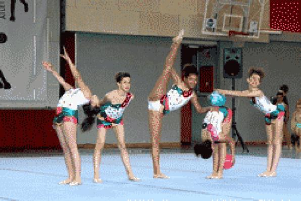 Vandellòs receives the final Championship of Catalonia rhythmic gymnastics