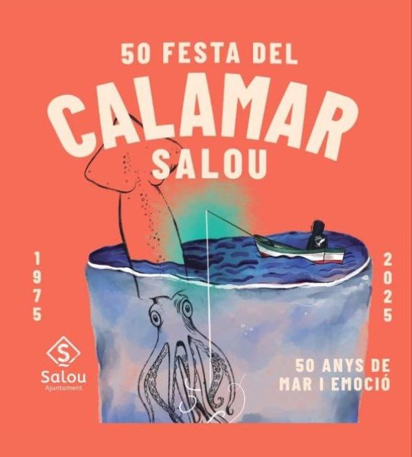 Cartel Fiesta del Calamar de Salou 2025