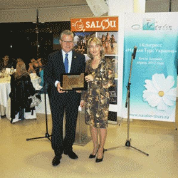 Salou sample the local cuisine over a hundred travel agents in Ukraine